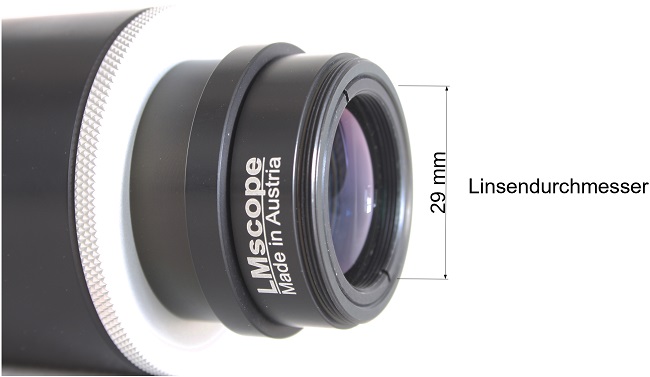  LM lente macro diámetro lente de microscopio lente de microscopio lente macro
