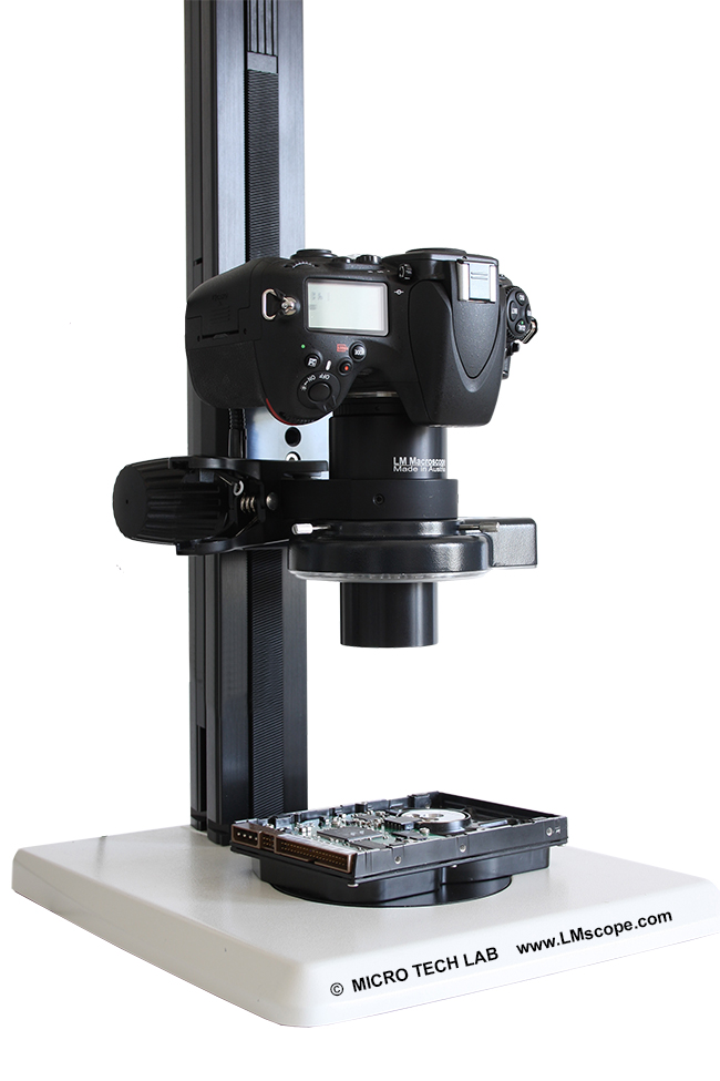 LM macroscope 9x standard setting without illumination