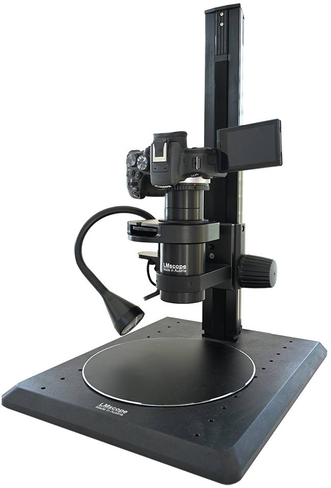 LM Photomikroskop Set 80x mit Filterhalter Polfilter, Farbfilter