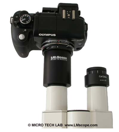  Adapter solution Zeiss Standard Phomi on the eyepiece tube With 23.2 mm inner diameter
