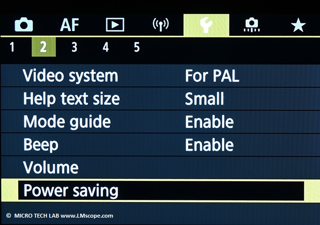  Dsactiver la mise hors tension automatique du mode d economie d energie