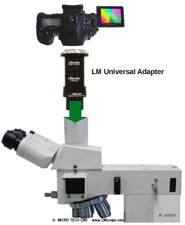 photo tube Zeiss Axiotech microscope camera