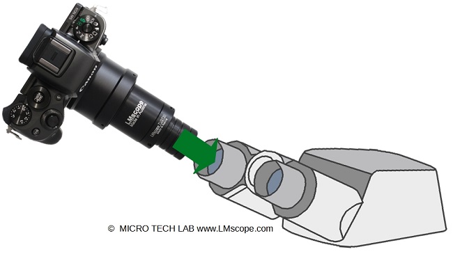 Zeiss Binokulartubus 415501-1400-000, Adapter Lsung fr den Okular Tubus, Okular Kamera, Top Bildqualitt