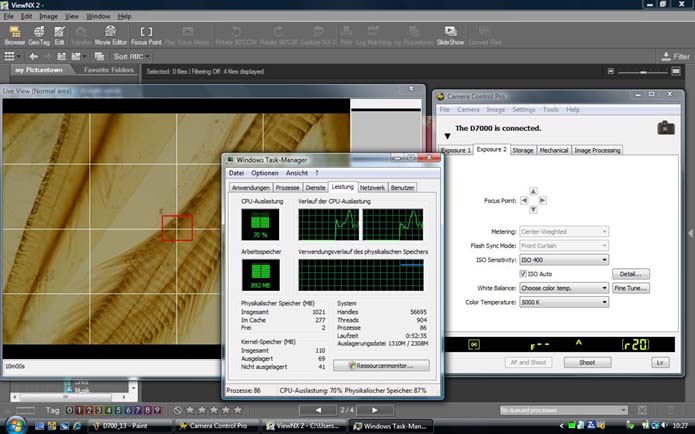 Nikon Camera Control Pro 2 microscopio