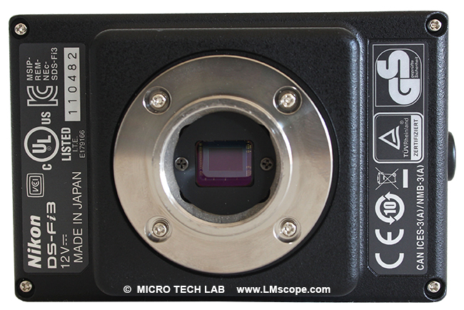 Nikon DS Fi3 c-mount camera for industry