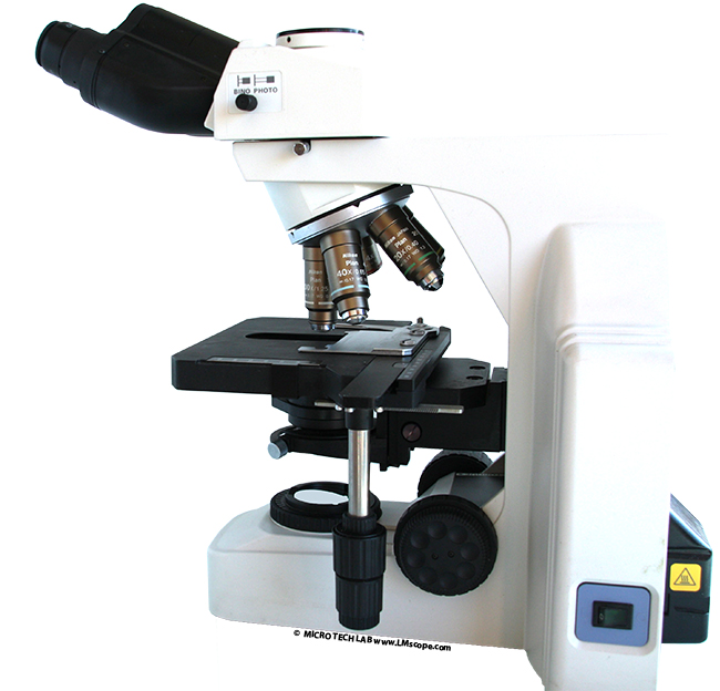 Nikon Eclipse E400 microscope for photomicroscopy