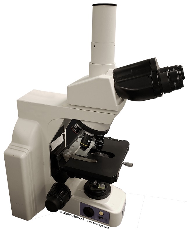 Nikon Eclipse E400 Labormikroskop Adapterlösung Fototubus
