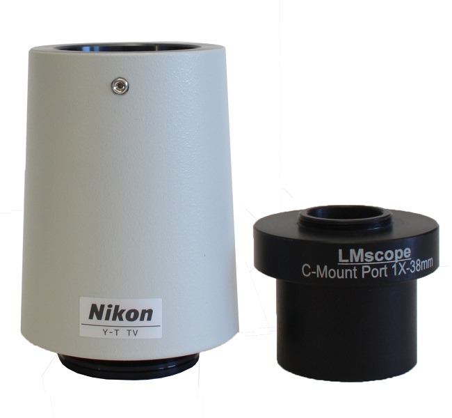 connect Nikon Y-T TV adapter to TUST38C
