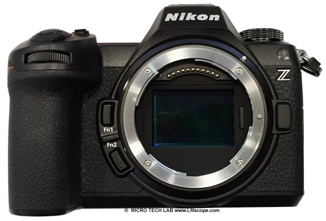 Nikon Z6III as a professional microscope camera, full-frame hybrid camera for microscopy, microscope adapter
