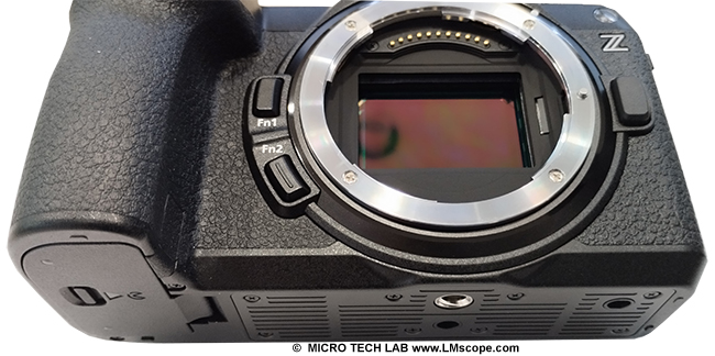 Higher image quality on the microscope through full-frame sensor, partially stacked sensor Nikon Z6III