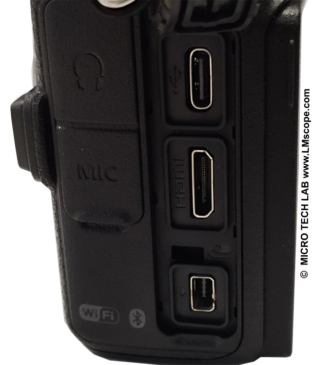 Schnittstellen USB- C, HDMI , Nikon Mikroskopkamera Z6II, Mikroskop Adapterlsung
