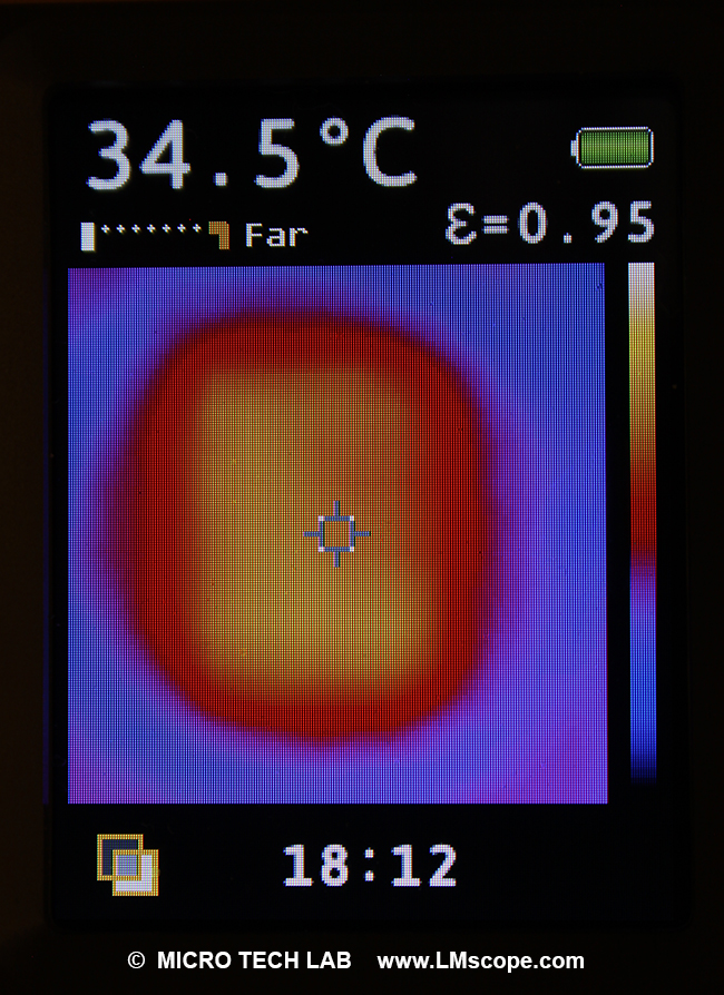 Nikon Z7 temperatura del sensor despues de media hora de uso