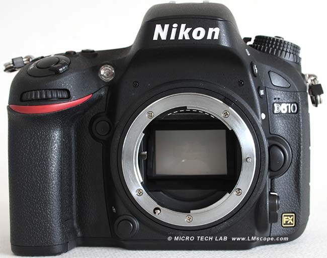 Nikon D610 Spiegelreflexkamera für Mikroskopie