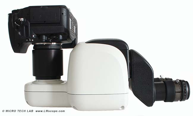 Nikon SMZ25 microscope lm digital adapter camera