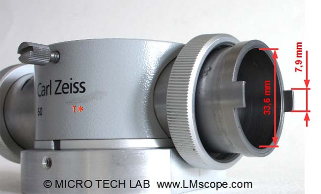 Zeiss lampe  fente avec appareil photo