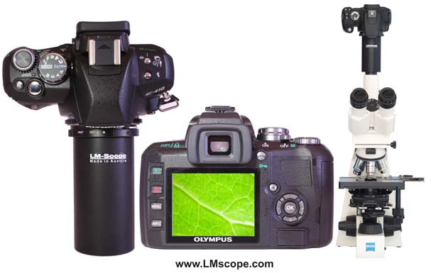 Olympus E-410 and E-510 for microscopy