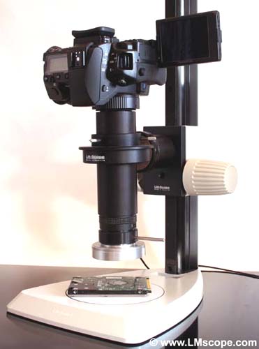 Olympus E5 DSLR tilting display microscopy macroscopy