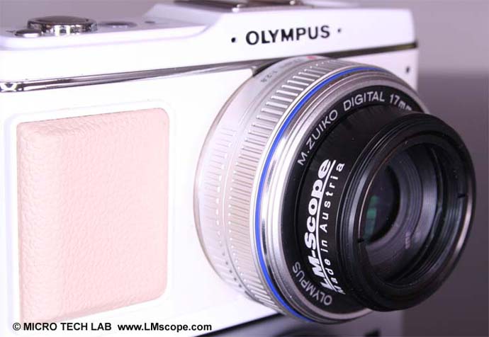 Olympus Pancake E-P1 mit LM Macro 80