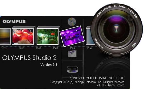 Olympus Studio 2 software for photomicroscopy