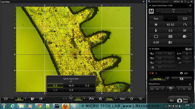 aperture ratio display