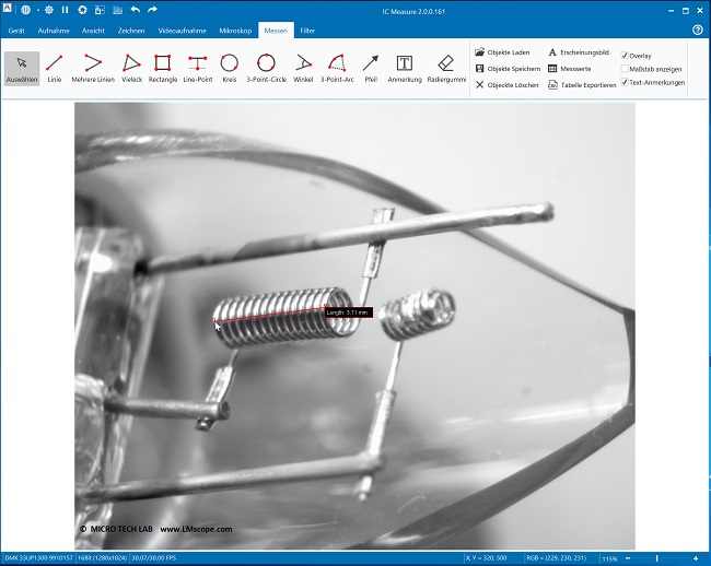 measuring software for microscopy low price