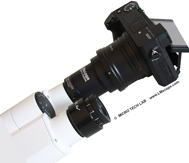 DSLM Adapter solution for eyepiece tube