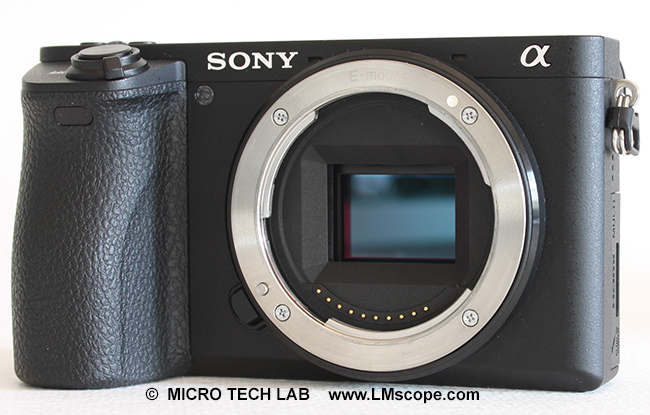 Sony Alpha 6500 Systemkamera für Mikroskopie