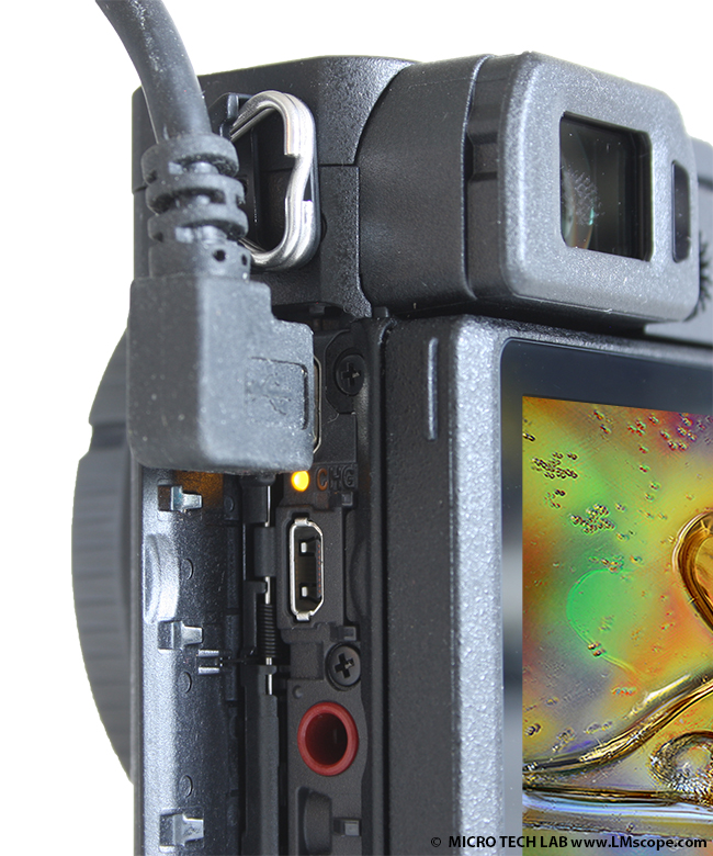 Sony A6600 Chargement de la caméra via USB pendant utilisation