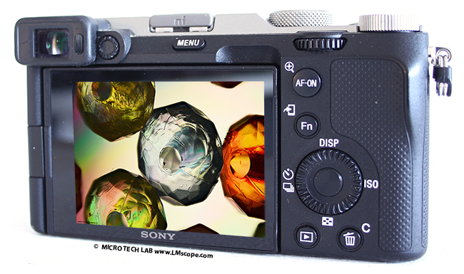  Petites commandes de la caméra système Sony A7c ILCE-7c