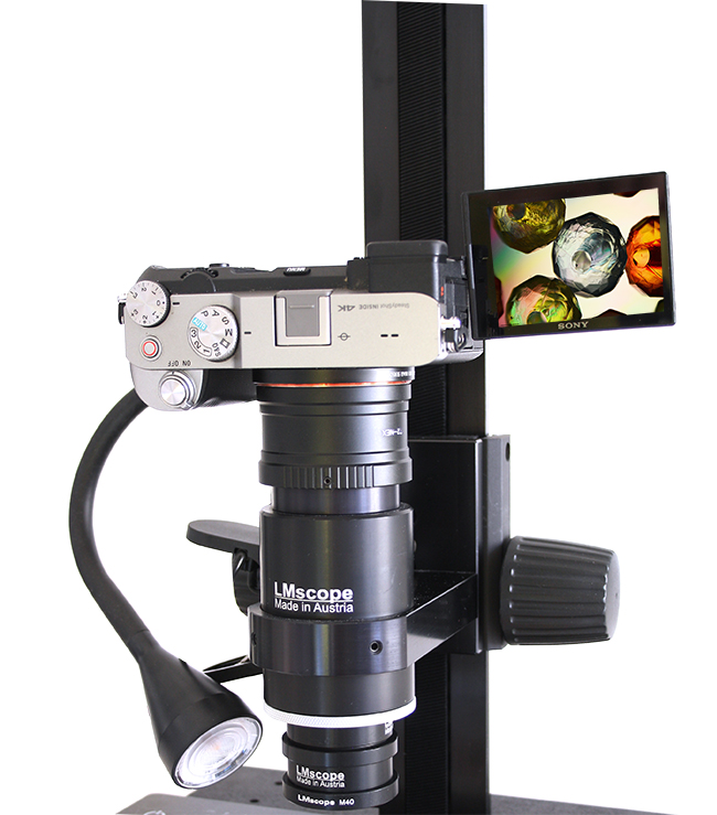 LM macroscope system camera Sony ILCE-7c microscope camera