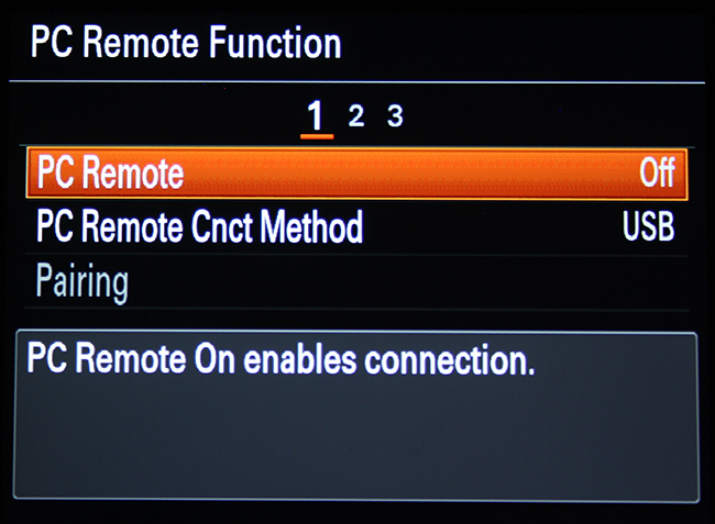 Enables PC Remote function on Sony Alpha 9II