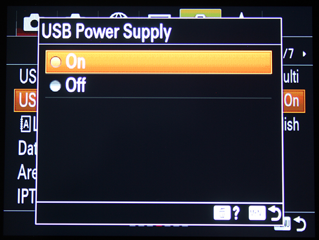  Power supply Sony Alpha 9II USB cable USB-C 3.2