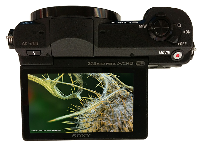 LCD display wifi microscope camera