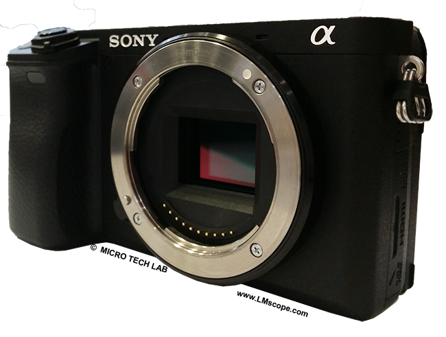 Sony Alpha 6400 DSLM mit 24 MP CMOS APS-C Sensor