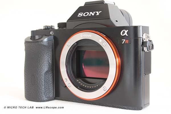 Sony Alpha 7R DSLM Systemkamera Mikroskopkamer