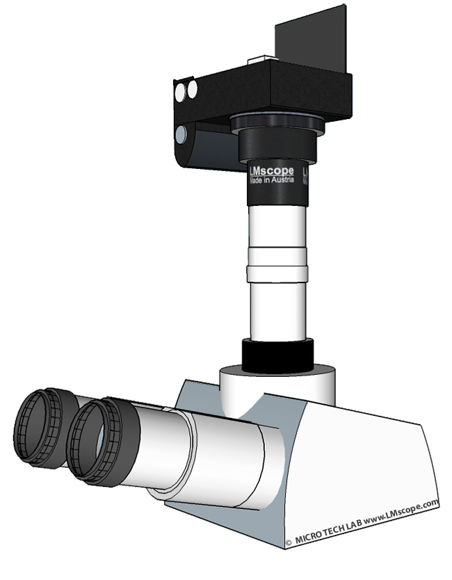 Microscope adapter: Swift Trinotube 23.2mm inner diameter adapter DSLR mirrorless system camera, c-mount camera