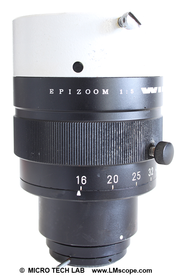 WildM450 Mikroskop Objektiv Linse:  Epizoomobjektiv