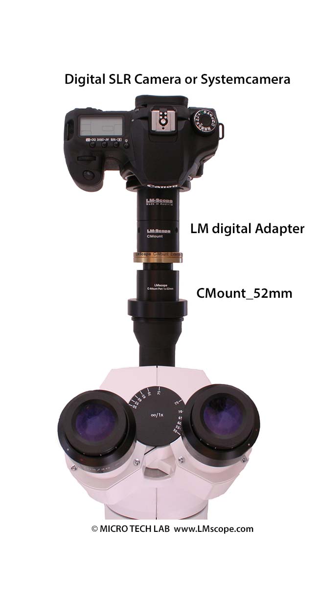 Zeiss Axio Lab.A1 with LM digital adapter for microphotography