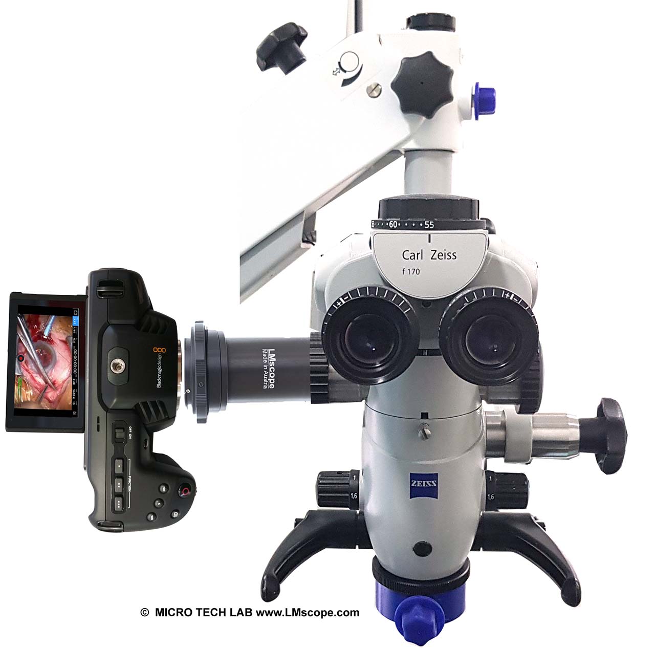 LM Mikroskop Adapter: Professionelle hochauflösenden Blackmagic Filmkameras am Mikroskop