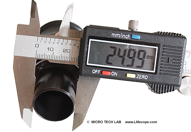 outer diameter of Zeiss OPMI eyepiece