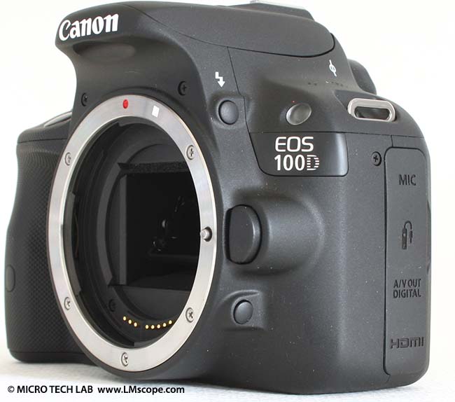 Alsjeblieft kijk Reductor Verdwijnen Canon EOS 100D - how does the currently smallest DSLR perform on th  microscope?