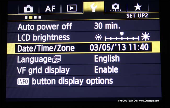 Canon EOS-1dx auto power off deactivation