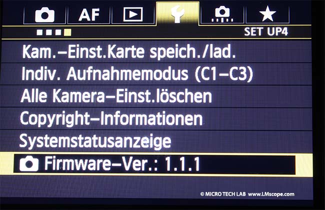 Canon EOS-1D X Firmware