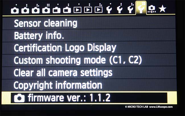 Canon Firmware EOS 6D