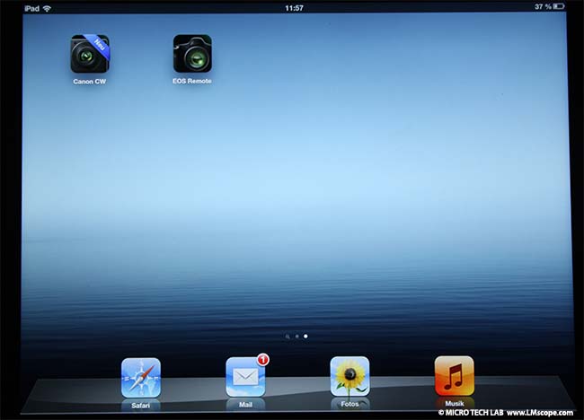 Canon EOS remote app mit IPad verbinden