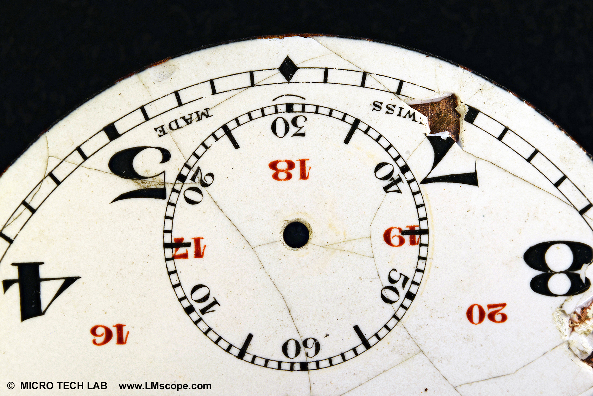 Vieux, mécanique mouvement d'horlogerie suisse