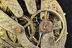Vieux, mécanique mouvement d'horlogerie