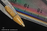Kunststoff-Lineal mit Kugelschreiber