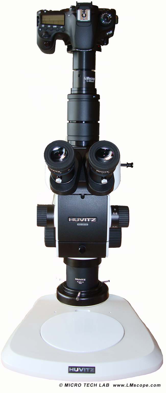 Huvitz HSZ ZB700, Canon EOS 60D, LM digital adapter
