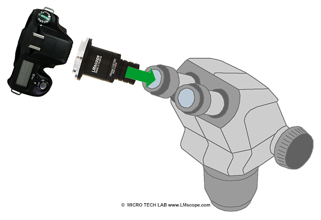 attach a dslr on zeiss stemi 508 eyepieces